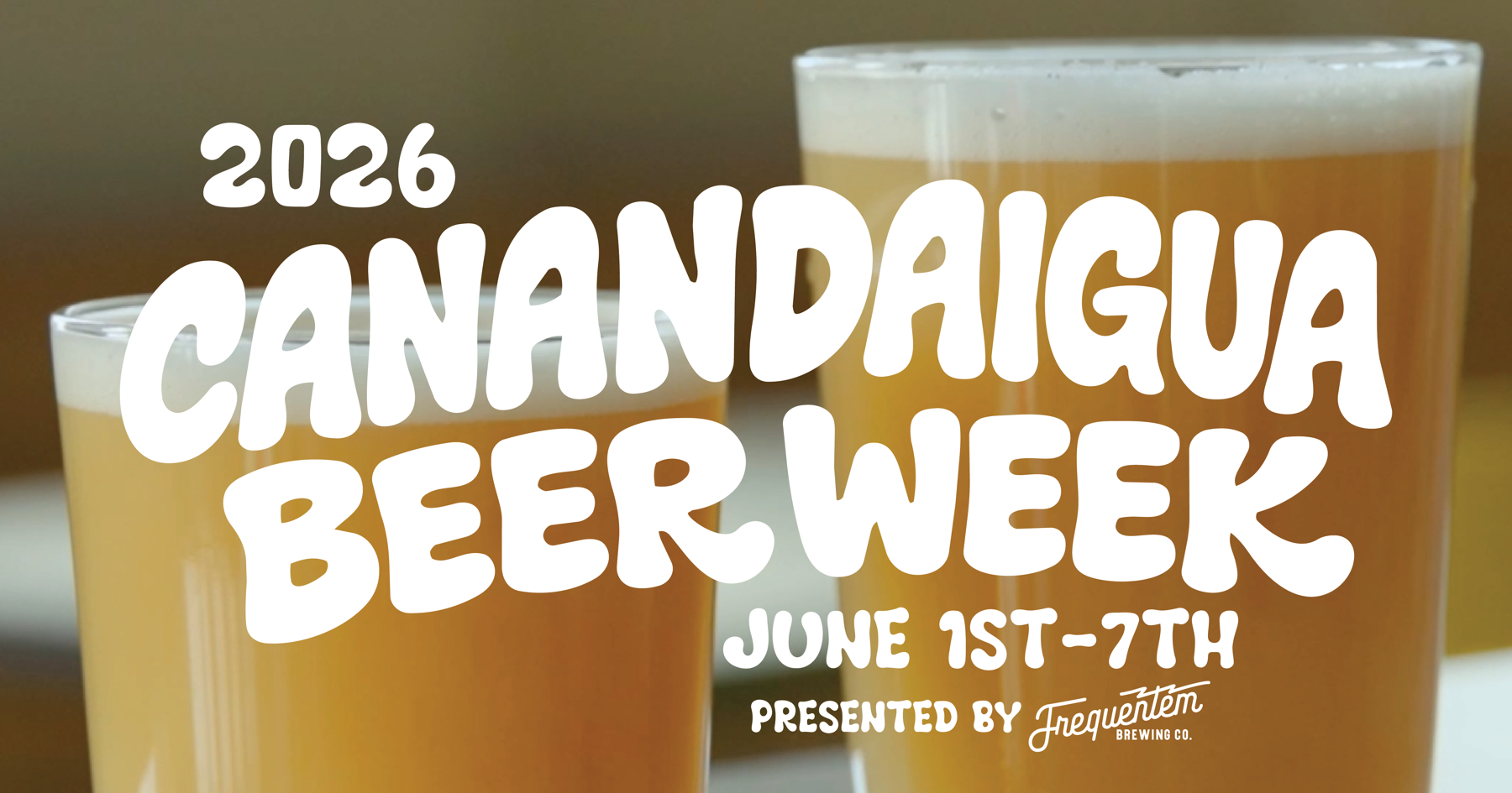 Canandaigua Beer Week 2026 promotional artwork.